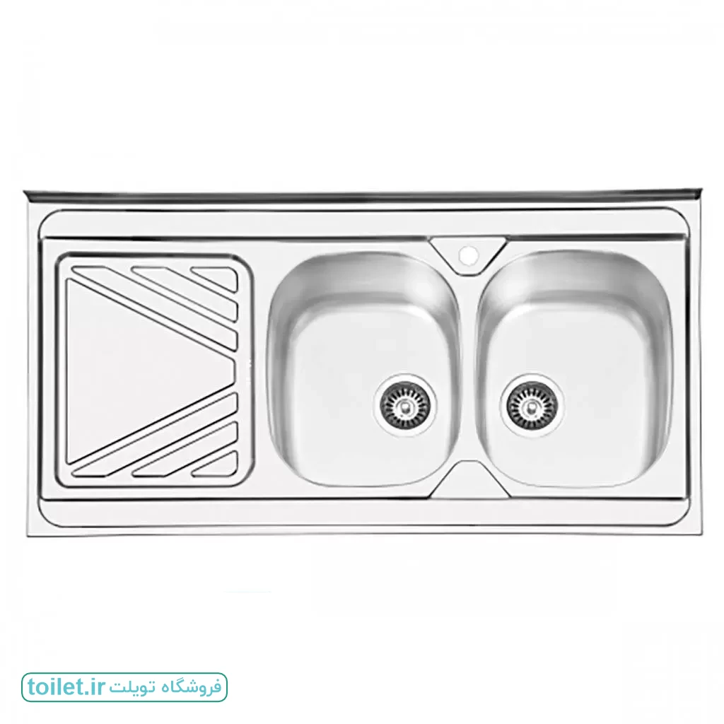 سینک ظرفشویی ایلیا استیل مدل 1028 استیل سینک ظرفشویی ایلیا استیل مدل 1028 استیل